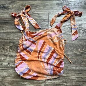 Free People Mesh Ruche Tank